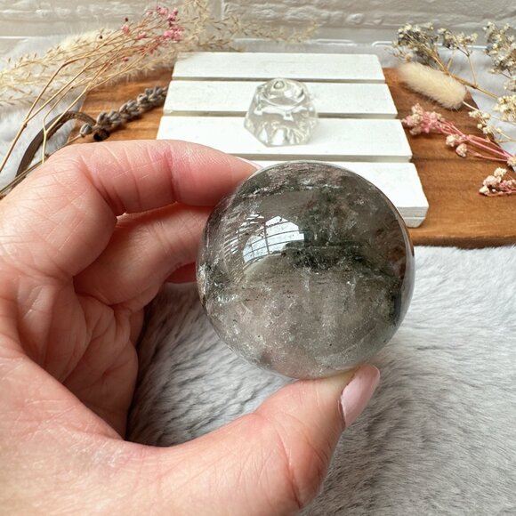 Small Garden Quartz Sphere - Picture 6 of 8